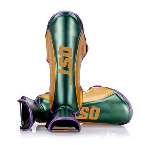 สนับหน้าแข้งสำหรับมวยไทย MMA แบบไทยมีโลโก้ขนาดออกแบบมาใหม่ - Product Image 5
