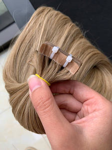 Superventas 100% cabello virgen vietnamita fuerte y sin caída de pelo natural recto Super doble cinta dibujada en extensiones de cabello - Product Image 6