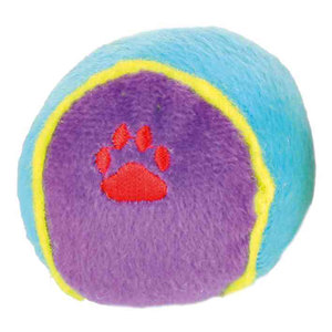 Balle de tennis en peluche 6 cm, jouet couineur pour chiens - Product Image 1