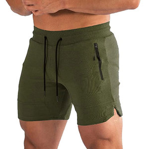 Pantalones Cortos Deportivos Casuales para Hombre, de Alta Calidad, Ligeros, Transpirables, de Secado Rápido, Sólidos, para Entrenamiento y Running - Product Image 1