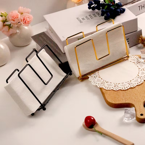 Porte-serviettes en métal en forme de U moderne pour table à manger, organisateur de papier essuie-tout minimaliste pour comptoir, cuisine, restaurant, café, maison - Product Image 6