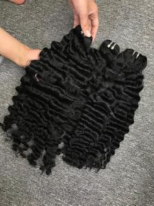 Hotrend Luxe Trame de Cheveux Couleur Naturelle Ondulés Cheveux Vietnamiens Lace Front Skin Trame du Vietnam Extensions de Cheveux Crus - Product Image 6