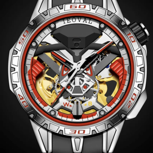 Reloj de Lujo Y1135G-2 con Correa de Silicona, Reloj Deportivo para Hombre, Aleación de Zinc, Relojes de Pulsera Mecánicos de Moda, OEM ODM - Product Image 3