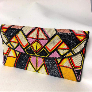 Bolso de mano de lujo con cuentas y diseño floral para bodas, eventos y fiestas, elegante y moderno, tipo bandolera, para mujer. - Product Image 6