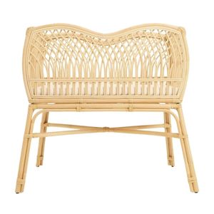 Wholesale Wavy Rattan Baby Crib Nursery Room High Quality Factory Price Cheap Hot Sale Elegant Newborn <b>Bed</b> - Product Image 2