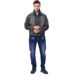 Chaquetas Vaqueras para Hombre de Alta Calidad y Secado Rápido, Transpirables, con Botones Frontales y Solapas, Ropa de Invierno Elegante - Product Image 5