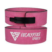 Ceinture à boucle à levier d'haltérophilie à bas prix en cuir fabriqué, ceinture de levage de mort accroupie à support dorsal robuste