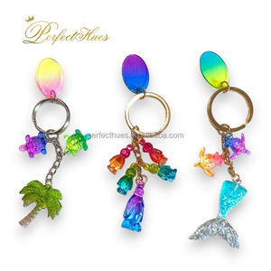 พวงกุญแจโลหะผสมรูปหัวใจดีไซน์สร้างสรรค์ พร้อมรูปทรง 3 มิติ สำหรับตกแต่งกระเป๋าถือในรถยนต์ - เทรนด์แฟชั่น - Product Image 5