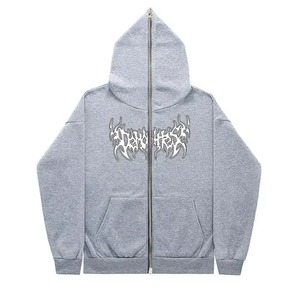 Sweat-shirt à capuche zippé pour homme 2026, imprimé araignée 3D, manches longues, style streetwear, 100 % coton, taille 4XL, pour l'hiver - Product Image 6