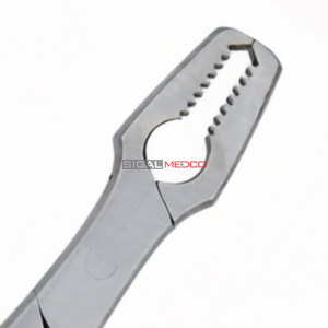 Juego de Pinzas de Kern para Sujeción de Huesos, 5.5 y 17 Pulgadas, 2x2 Dientes, con Trinquete, Instrumento Quirúrgico Ortopédico de Acero Inoxidable, CE - Product Image 2