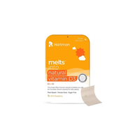 Bandes orales de vitamine D3 premium avec K2 et mélange nutritionnel pour le bien-être quotidien