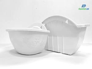 Pot de fleur mural en plastique Jardinière élégante et peu encombrante pour jardin ou bureau - Product Image 3