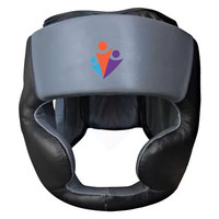 Protège-tête de boxe pour adulte de qualité supérieure - Conception respirante et réglable, logo personnalisable, emballage de haute qualité, MMA/Boxe