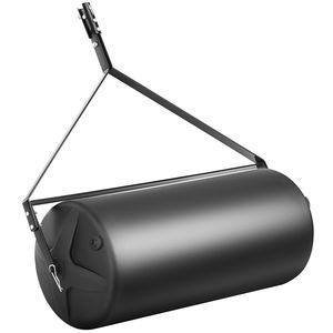 Rouleau de pelouse à remorquer 400 lbs (ou 500 lbs) pour compactage de gazon, remplissable de sable/eau, avec tambour LLDPE à rotation facile et châssis en acier - Product Image 1