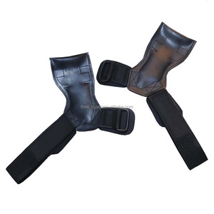 Agarraderas de Gimnasia de Cuero a Precio de Mayoreo, Correa de Muñeca Ajustable, Antideslizante, Protector de Palma para Levantamiento de Pesas - Product Image 3