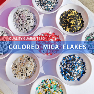 Mejores Hojuelas de Vinilo Coloridas <span class=keywords><strong>para</strong></span> Pisos Epoxi Monocromáticos, Chips <span class=keywords><strong>para</strong></span> la Industria de la Pintura, Láminas Teñidas, Vajilla, Oro, Negro, a Granel - Product Image 2