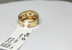 Bijoux fins en gros, diamant solitaire naturel taille brillant 0,50 carat, plaqué rhodium, or 14 carats, unisexe, pour fiançailles et mariage - Product Image 5
