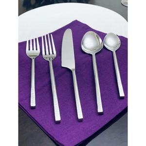 Stainless Steel Flatware <b>Sets</b> Silver Finish For Restaurant Hotel Supplies Dinnerware Elegant <b>Cutlery</b> <b>Set</b> <b>Reusable</b> Food Grade - Product Image 5