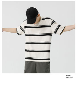 Camiseta Blanca Barata para Hombre, de Alta Calidad, Algodón Orgánico, Tejido Transpirable, Ecológica, para Impresión Personalizada - Product Image 6