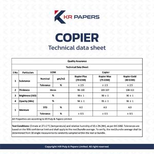 Export Quality A4 Copier <b>Paper</b> 80 GSM High Brightness <b>Paper</b> for Bulk Office Supplies Available At Wholesale Price - Product Image 5