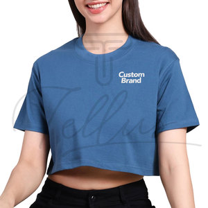 Top Corto para Mujer, Diseño Nuevo, Tallas para Adultos, Transpirable, Precio al por Mayor, Logotipo Personalizado, Color Personalizado - Product Image 6