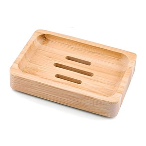 Porte-savon en bambou naturel écologique en bois Prix ​​bas Vente en gros Logo personnalisé accepté - Product Image 1