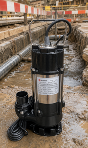 Pompe submersible monophasée SS Samson V450 pour eaux usées, sortie 1-1/2 pouce, en acier inoxydable, pour traitement des eaux usées - Product Image 4