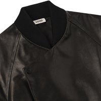 Blouson bomber sur mesure en cuir pleine fleur de vache pour homme, coupe raglan, luxe, grande taille, vêtement d'extérieur, marque privée, fabricant OEM