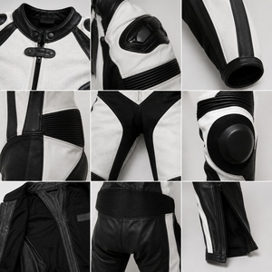 Traje de Motociclismo de Cuero Genuino Personalizado para Mujer, con Protección CE, Fabricante OEM ODM - Product Image 5