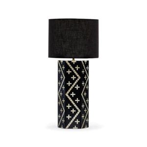 Luxury Modern Bone Inlay Eco-Friendly Durable Flower Shape <b>Table</b> Lamp <b>Blue</b> <b>Bedside</b> Lamp ARIF HANDICRAFTS Self-adhesive Indoor - Product Image 1
