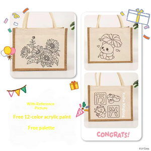 Customizable Jute Beach Tote <b>Bag</b> for Corporate Promotions Trade Shows and Advertising Campaigns - Product Image 6