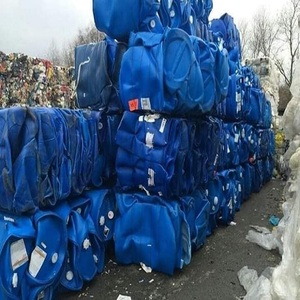 เศษถังพลาสติก HDPE สีน้ำเงินอัดก้อน พร้อมส่งออกสำหรับโรงงานรีไซเคิล การแปรรูปและผลิตในอุตสาหกรรม - Product Image 4