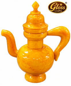 Gloss Crafts Luxury Eco-Friendly Crystal Glass Traditional Chinese <b>Tea</b> Maker <b>Infuser</b> Lid Handle <b>Tea</b> Set Country Design Party - Product Image 6