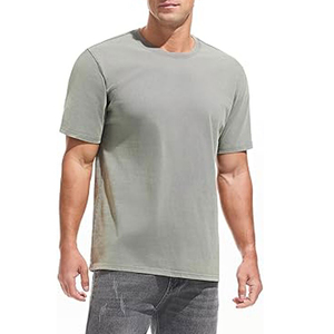 T-shirt de luxe surdimensionné 100 % coton de haute qualité pour homme, t-shirt épais, t-shirt à col contrastant pour homme - Product Image 3