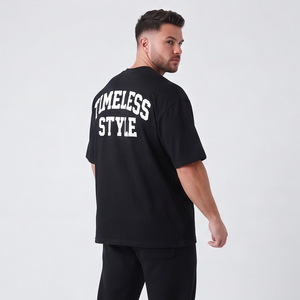 Ensemble de survêtement deux pièces pour homme : T-shirt et pantalon de sport imprimés pour l'entraînement - Product Image 4