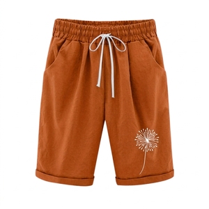 Pantalones Cortos de Verano para Hombre, de Algodón y Poliéster, Tejido de Punto, con Cordón Ajustable, Transpirables, Ecológicos, con Logotipo Personalizado, Precio Económico al por Mayor - Product Image 2