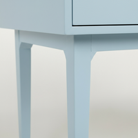 Table console ronde moderne avec 2 tiroirs en chêne massif, meubles écologiques pour salon et salle à manger, pour espaces modernes