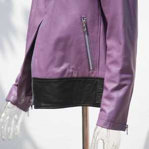 Customizable Men's <b>Leather</b> <b>Jacket</b> for Fall <b>Winter</b> Stand Collar High Quality Professional Manufacture Waterproof Zipper Closure - Product Image 5