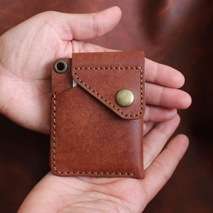 Cartera de Cuero al por Mayor, Elegante Cartera Cuadrada Hecha a Mano para Hombre, Protección RFID, Ranuras para Tarjetas, Bolsillo para Efectivo, Compartimento para Monedas - Product Image 4