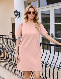 Chemise de nuit ample en coton pour femme grande taille à manches courtes – Confortable, douce, respirante et écologique - Product Image 4