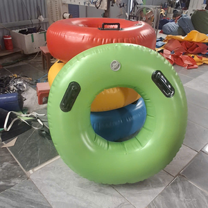 <b>Inflatable</b> Swimming Ring Round Green Lemon Pattern PVC <b>Float</b> - Product Image 5