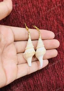 จำหน่ายส่งต่างหูเปลือกหอยดีไซน์เนอร์ งานฝีมือคุณภาพเยี่ยม สำหรับงานแต่งงานและโอกาสต่างๆ จำนวนมาก - Product Image 5