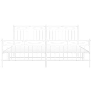 Base de Cama Doble de Acero con Recubrimiento en Polvo Blanco, Categoría de Productos de Camas Metálicas - Product Image 5