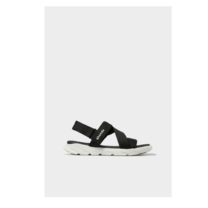 Sandalias Cómodas con Correa de Talón Extraíble, Ligeras, de Secado Rápido, Unisex, Color Negro Completo, Casuales, Punta Abierta, con Tiras Cruzadas, Deportivas - Product Image 1