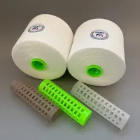 Hilo de Coser de Poliéster Brillante de Alta Tenacidad 100% (Hilo Anillado) 40s/50s Ecológico para Bordado, Punto de Cruz y Costura de Prendas