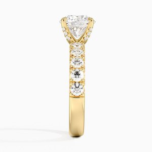 Magnifique bague de mariée en or, style diamant étincelant, bague de fiançailles et de mariage pour femme, bijou élégant et luxueux, cadeau - Product Image 2