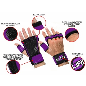 Gants de musculation en néoprène personnalisés OEM, conçus pour l'entraînement en salle de sport, offrant une stabilité du poignet, une prise rembourrée et un confort durable - Product Image 6