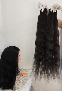 ผมต่อแบบเรมี่ต่อผมผมตรงสีดำธรรมชาติยังไม่ได้แปรรูปจาก100% อินเดีย - Product Image 6