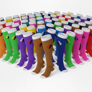 Sports <b>Socks</b> Men <b>Knee</b> <b>High</b> Cotton Soft Stretch Breathable Comfortable Fit Bulk Supply - Product Image 4