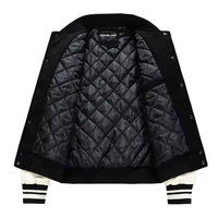 Veste de baseball décontractée pour homme avec logo personnalisé, coupe-vent de qualité supérieure, idéale pour l'extérieur, manteau streetwear tendance de haute qualité